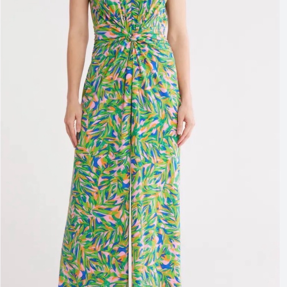 Vince Camuto Vibrant  Green Jumpsuit 3x